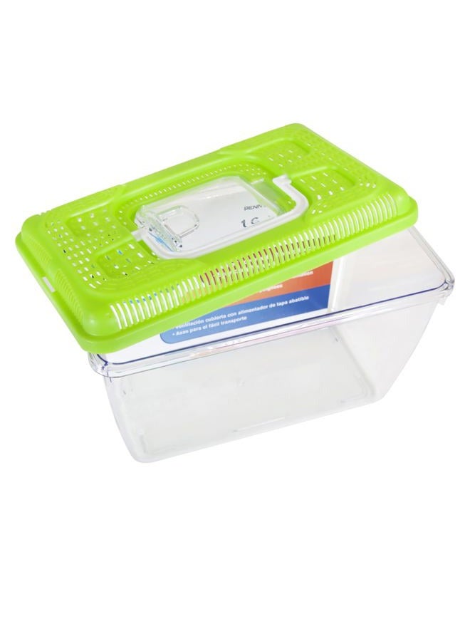 Penn Plax Small World Habitat – Portable Clear and Transparent Plastic Tank – Excellent for Small Critters and Creatures – Easy to Clean & Handle – 1 Gallon - Image 3