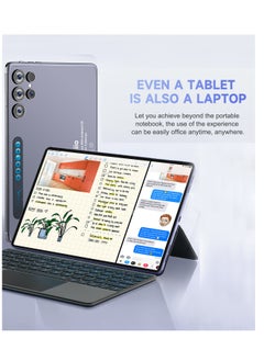 Umiio Smart Tablet S24 Ultra 10.1-inch HD Display with Touchpad Keyboard/Case and EWB Handbag 12GB RAM 512GB   ROM Dual SIM 5G Network Android WiFi GPS Slim Tab Grey  - Image 3