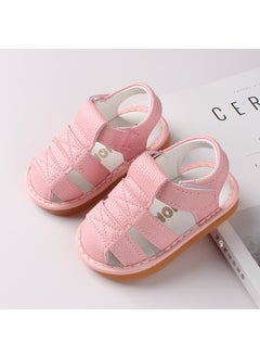Generic Summer Soft Sole Toddler Sandals for Boys and Girls Pink 
