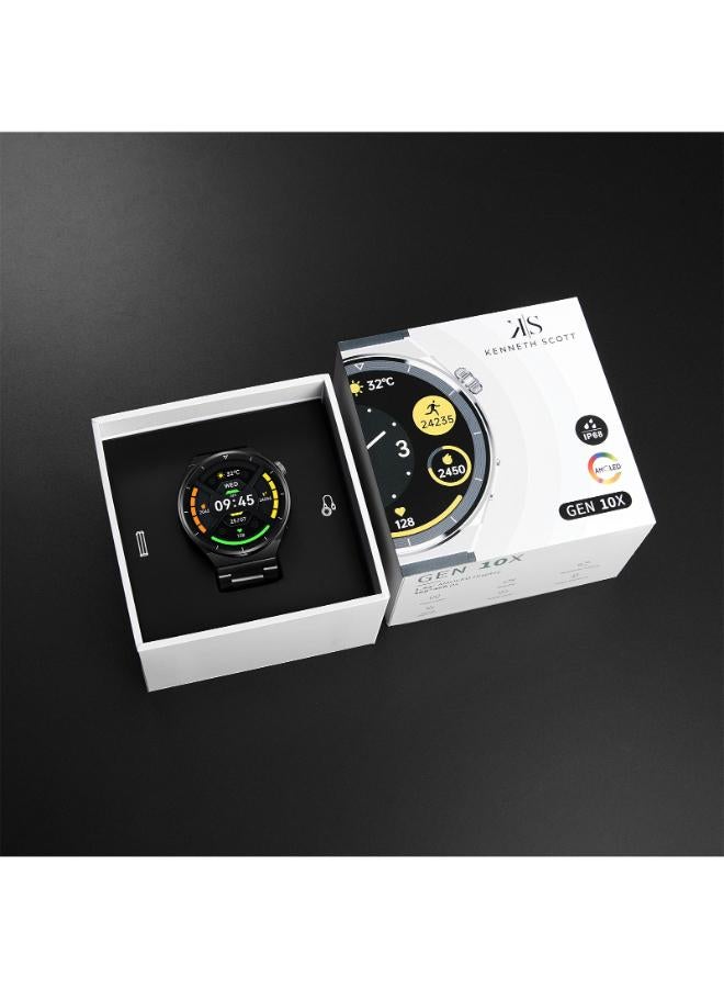 كينيث سكوت ساعة ذكية للجنسين سيليكون وسوار - - . مم - Image 5