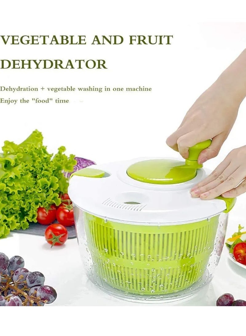 Beauenty Vegetables Dryer Salad Spinner Fruits Basket Household Vegetables Fruit Dehydrator Lettuce Spinner Colander Kitchen Gadgets Tool - Image 2