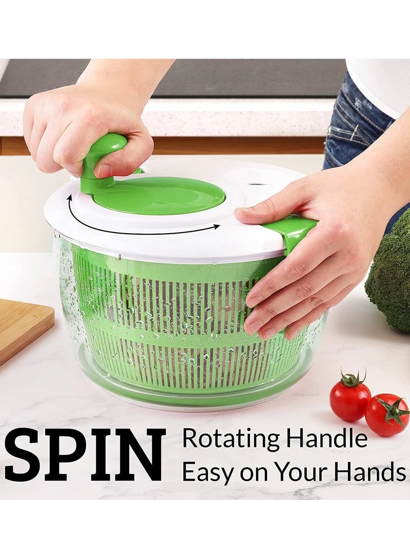 Beauenty Vegetables Dryer Salad Spinner Fruits Basket Household Vegetables Fruit Dehydrator Lettuce Spinner Colander Kitchen Gadgets Tool - Image 1