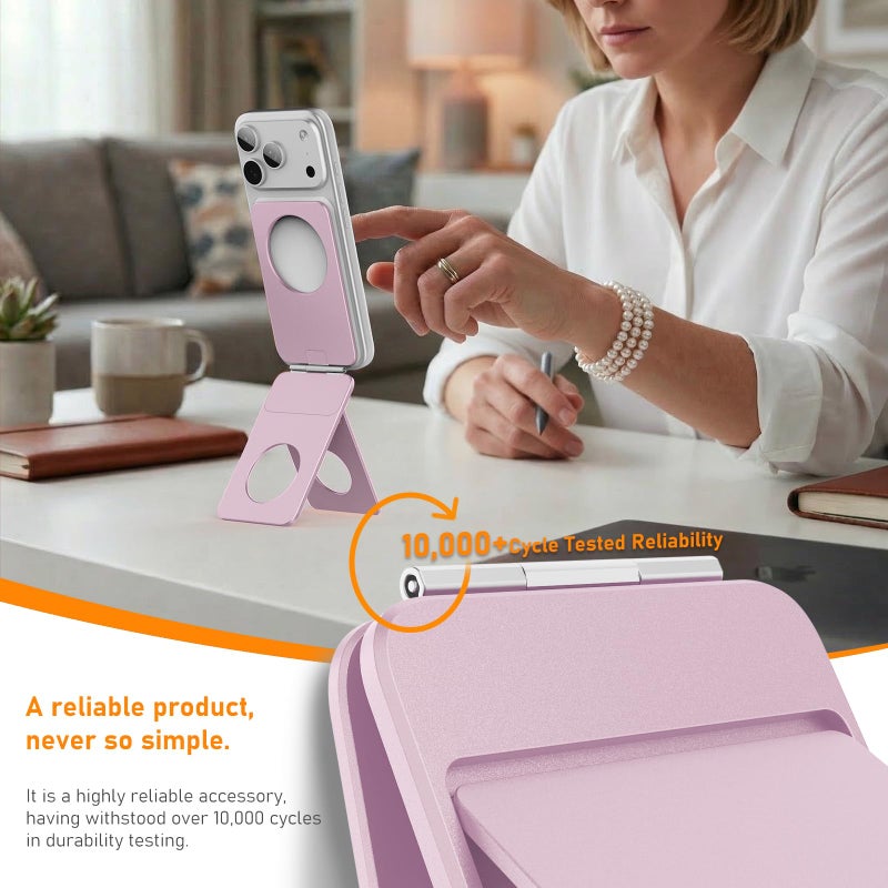 1ST IDEA Magnetic Tripod for iPhone, Aluminium Phone Tripod Stand Compatible with Magsafe iPhone 17/16/15/14/13/12 Series, Foldable Strong Magnetic Phone Stand & Travel Essentials Accessories - Image 3