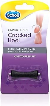 Scholl ExpertCare Cracked Heel Roller Head Refill Use with Scholl Electronic Foot File and Pedi Systems 1 Roller - Image 1