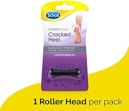 Scholl ExpertCare Cracked Heel Roller Head Refill Use with Scholl Electronic Foot File and Pedi Systems 1 Roller - Image 2