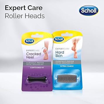Scholl ExpertCare Cracked Heel Roller Head Refill Use with Scholl Electronic Foot File and Pedi Systems 1 Roller - Image 5