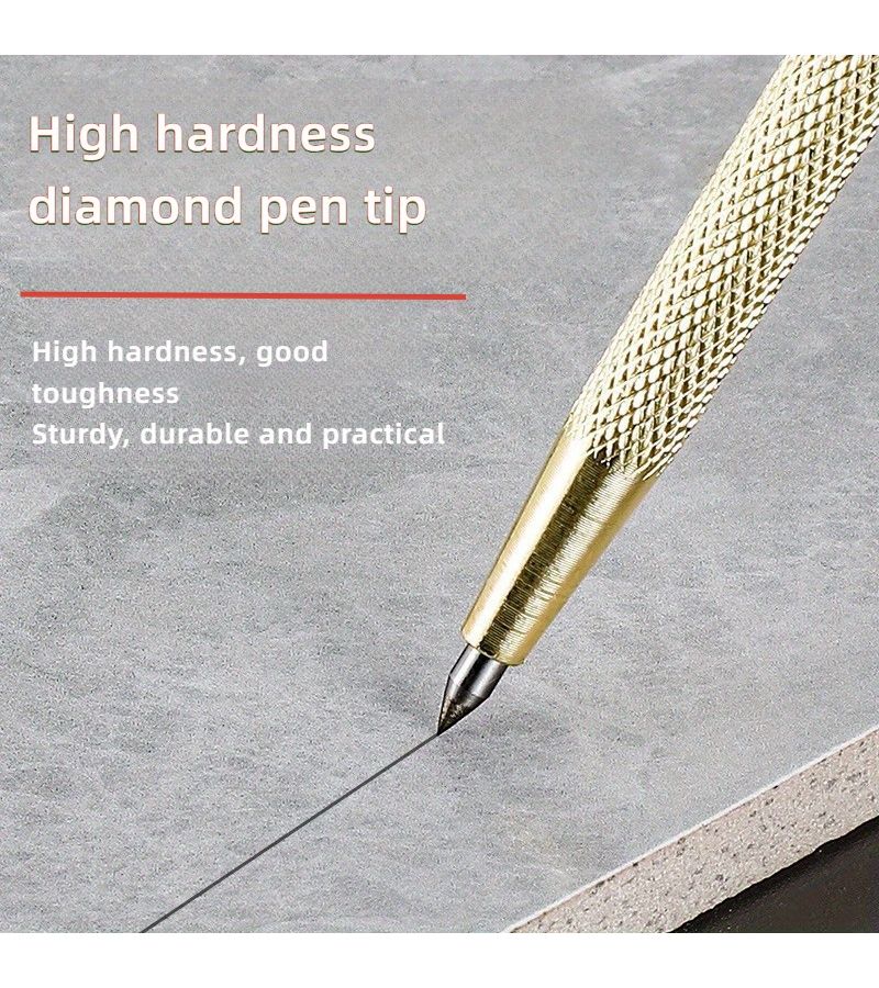Golden Scribing Pen For Cutting Marking On Metal Plates Tiles - Image 1