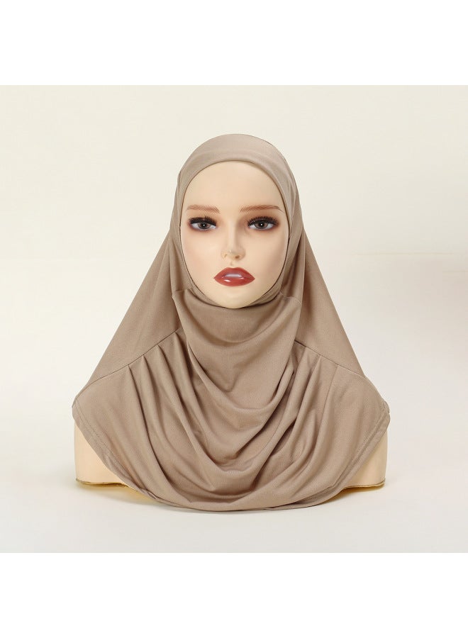 LAVEN حجاب، غطاء الرأس، غطاء رأس كريستال كتان فضفاض، قبعة أساسية، عصري ومريح - Image 2