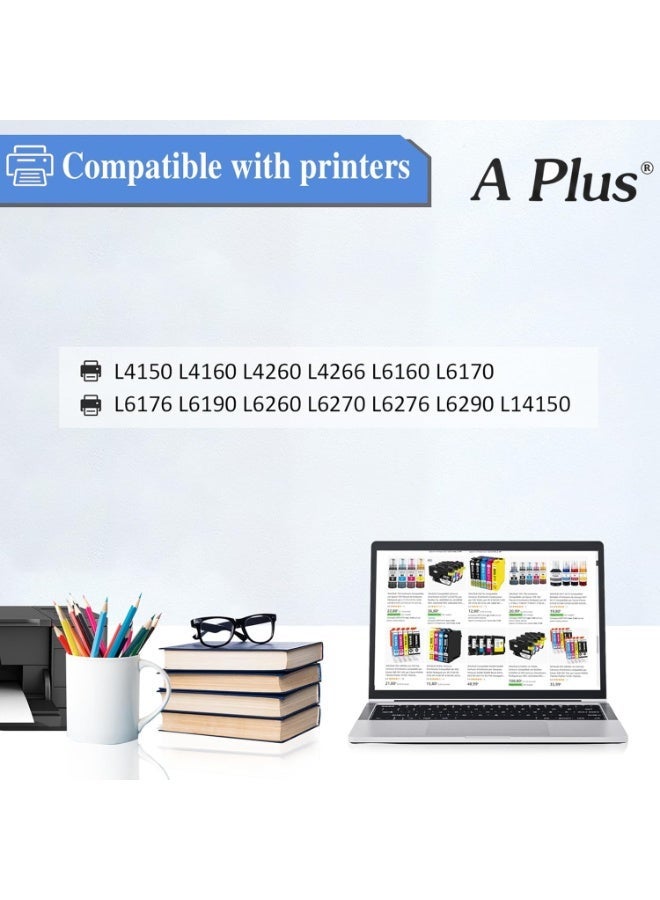 A Plus 4-Pack 101 Epson Ink Refill Set (BK/C/M/Y) – 70ml High-Yield Bottles for Epson EcoTank L-Series Printers - Image 3