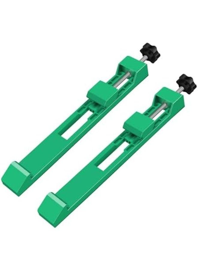 Adjustable Circular Saw Guide Rail 2pcs Lightweight ABS Base For 4 Inch Cutting Machines - Image 1