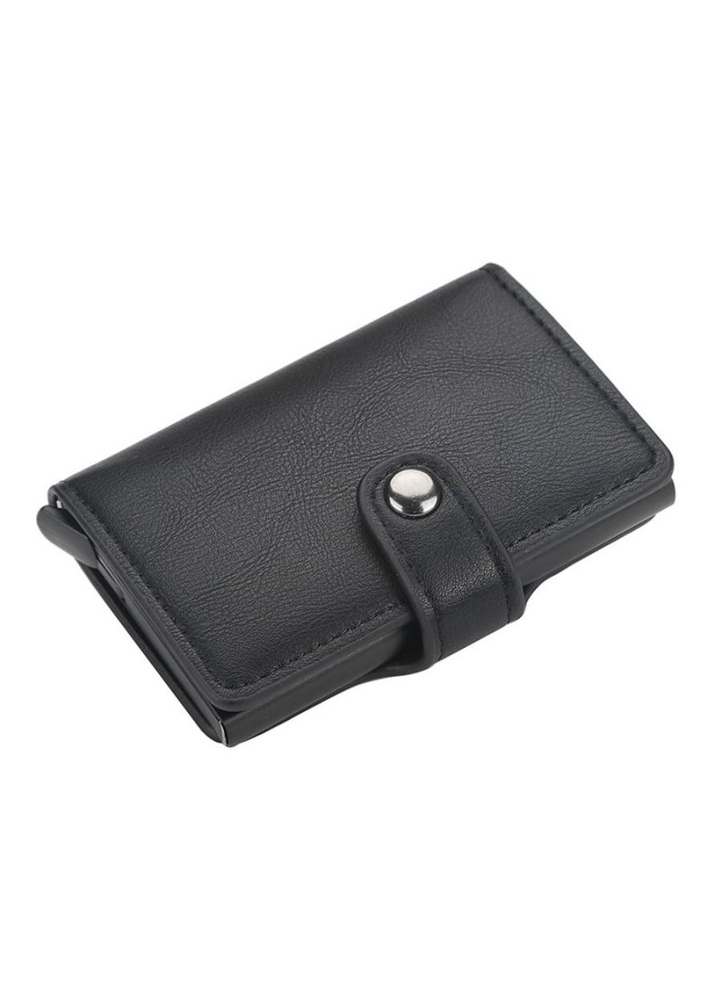 baellerry Stylish Automatic Popup Bank Credit Business ID Card Holder For Women Men Protection Case Unisex 