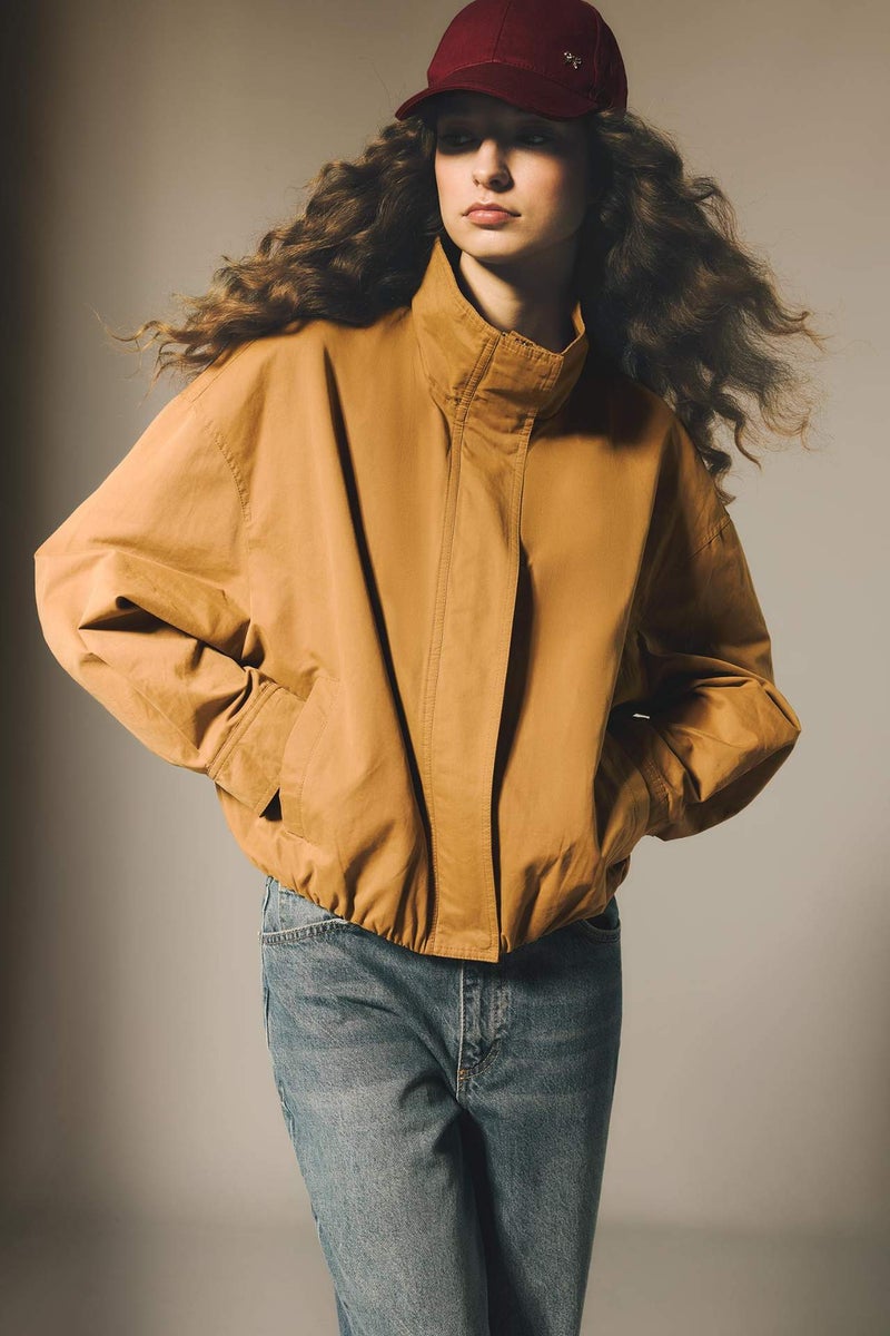 DeFacto Regular Fit Stand Collar Cotton Waterproof Jacket - Image 3