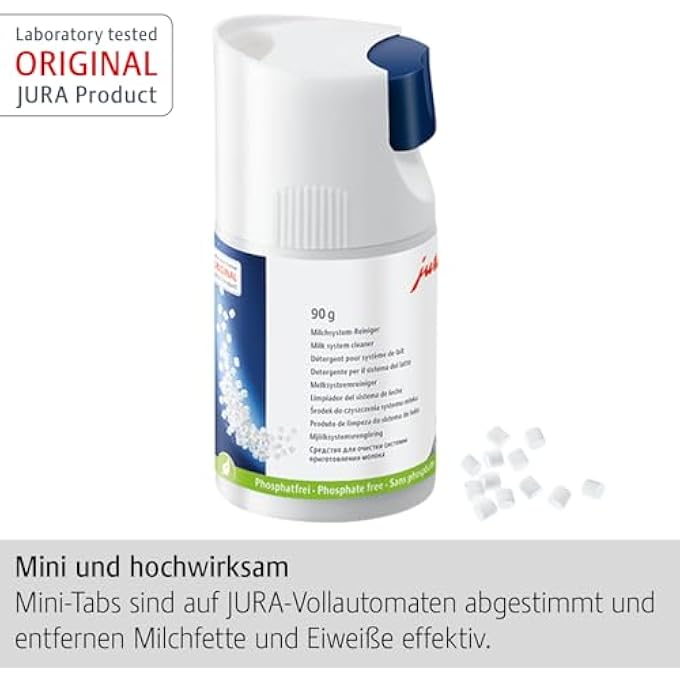 جورا 24158 أقراص صغيرة مع نظام الجرعات 90 جرام منظف نظام الحليب - Image 2