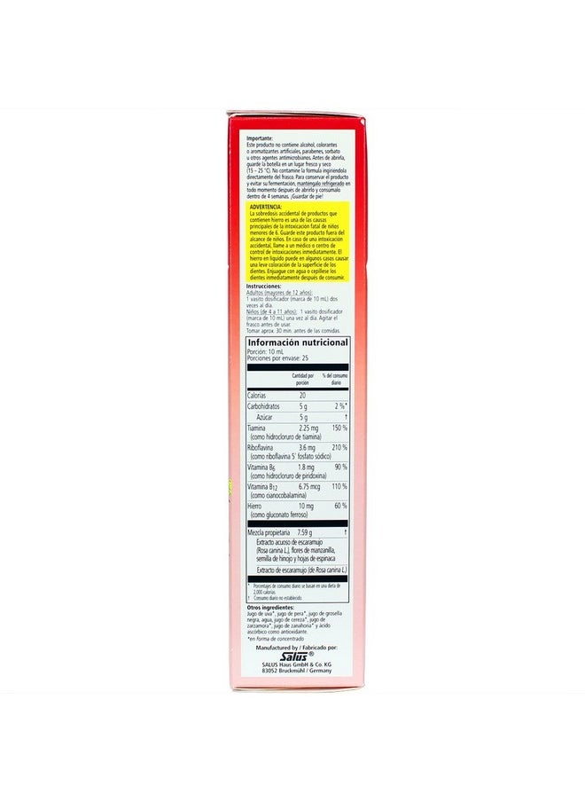 Floradix - Flora Floravital Iron & Herbs Gluten Free Vegan Liquid By Salus 8.5 Fl Oz - Image 1