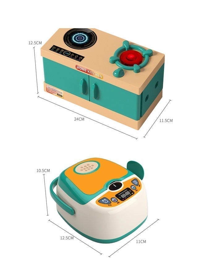 70Pcs Baby Kitchen Toy  Play House Toys with Water Pump Pressure Safe Fun Kitchen Sink Toys with Water Cycle System Pretend for  Kids - Image 2