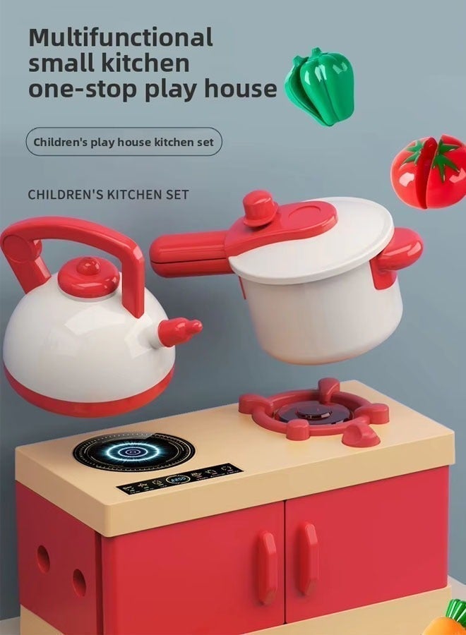 70Pcs Baby Kitchen Toy  Play House Toys with Water Pump Pressure Safe Fun Kitchen Sink Toys with Water Cycle System Pretend for  Kids - Image 4