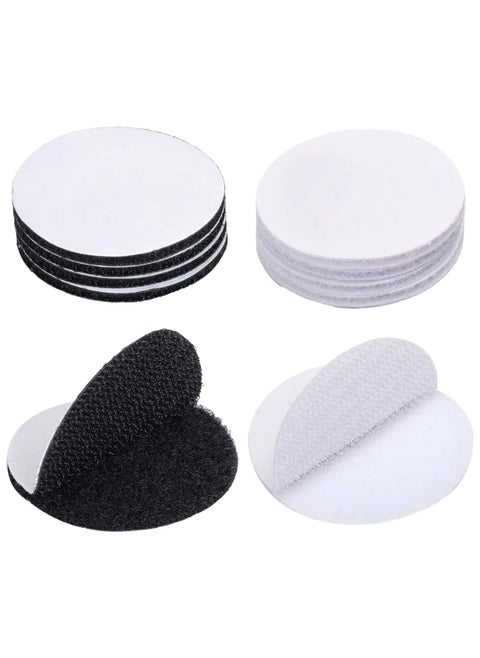 Hook and Loop Tape, 2 Inch, 20 Pcs Heavy Duty Adhesive Strips, Ideal for Mounting, Hanging, Crafting, Organization