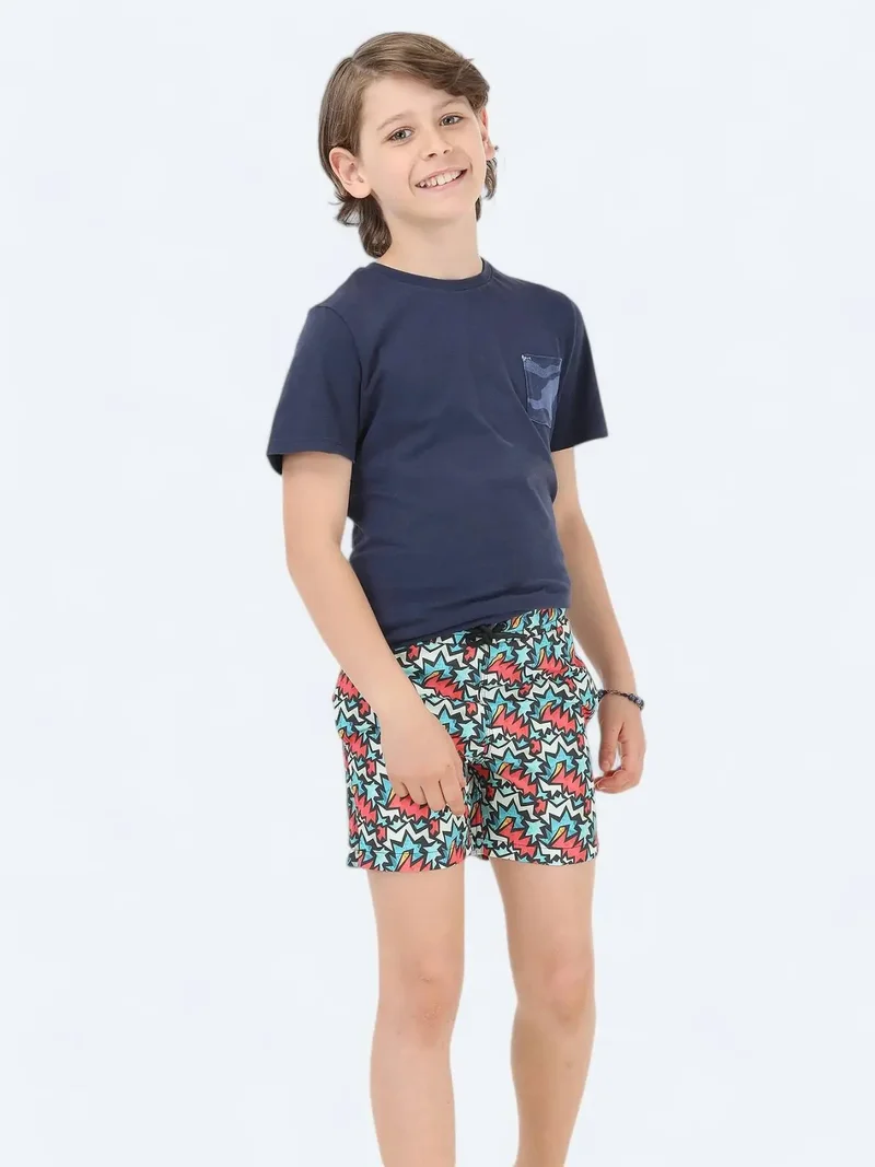 كيب بدلة سباحة حمراء