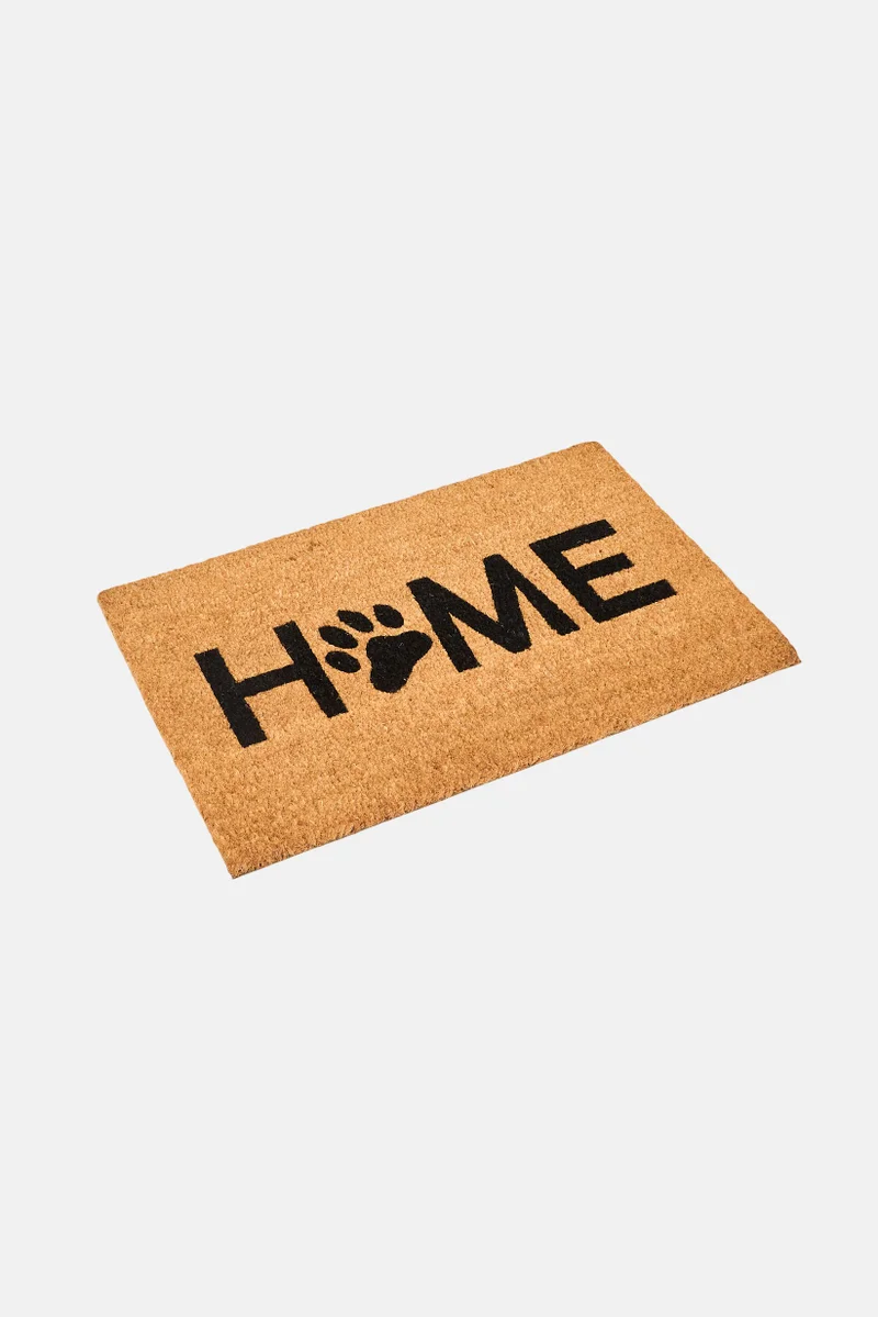 موي موتشو سجادة باب للحيوانات الأليفة من ألياف جوز الهند، بنية