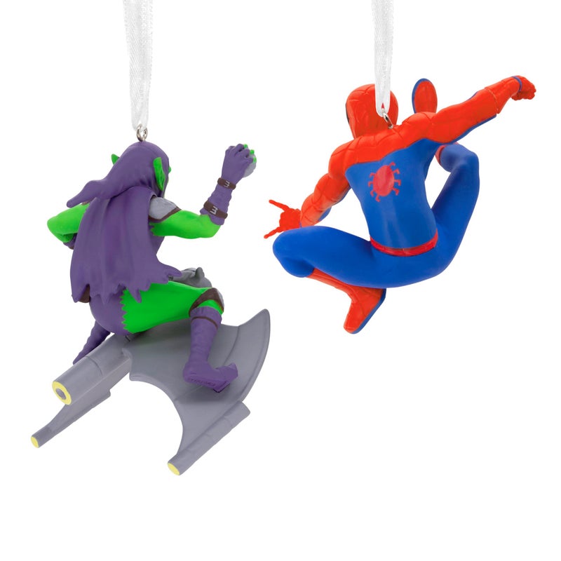 Hallmark Marvel Spider-Man and Green Goblin Christmas Ornaments  Set of 2 - Image 2