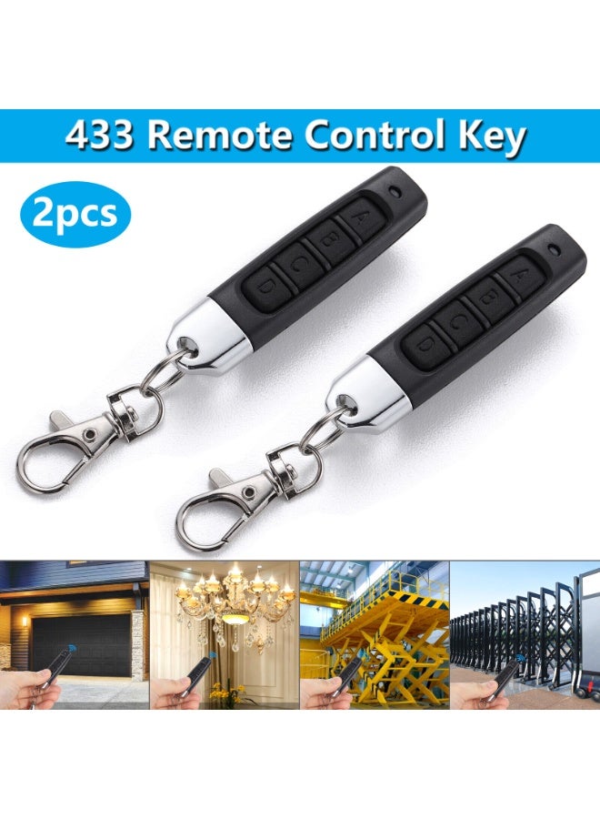 Chabeia 2Pack 4-in-1 Remote Control Duplicator Smart Wireless Gate Garage Door Key Clone Copy  - Image 1