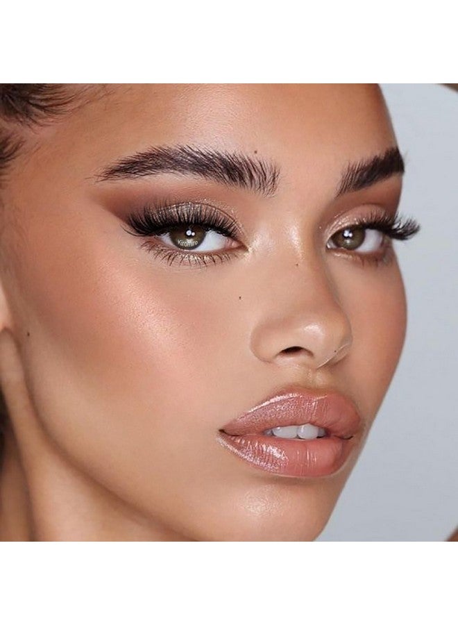 Kiromiro 14Mm Lashes Natural Look Wispy Eyelashes Fluffy Faux Mink Lashes Clear Band Short Natural False Lashes Cat Eye Daily Soft Strip Lashes Pack By Kiromiro - Image 2