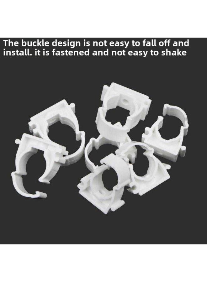 Ppr Pipe Fittings DN20 Water Pipe Clamp Plastic U-shaped Card 1 Inch/4 Minutes/6 Water Pipe Clamp Buckle-Specifications And Models:Peacock Blue Ribbon Leg Flat Card 32mm  - Image 5