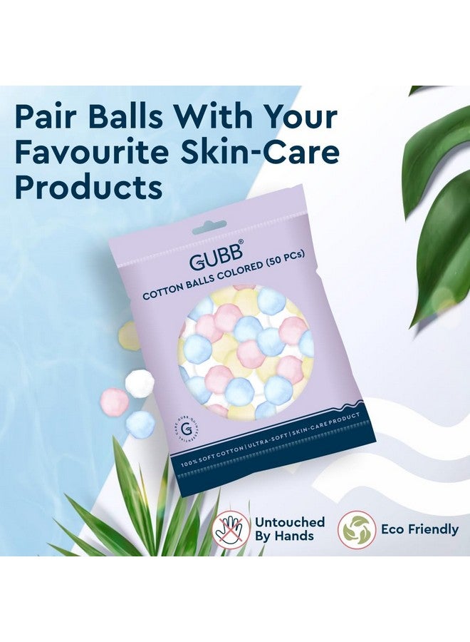 GUBB عبوة من 2 كرات قطنية ناعمة مضادة للحساسية 100% - مناديل مكياج - دوائر قطنية لطيفة وامتصاصها جيد لإزالة المكياج - وسادات تنظيف الوجه مضادة للحساسية - مثالية للبشرة الحساسة - عبوة مريحة من قطعتين - Image 5