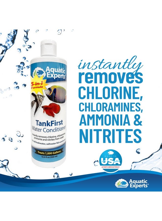 Aquatic Experts TankFirst Complete Aquarium Water Conditioner - Fish Water Conditioner, Instantly Removes Chlorine, Chloramines, and detoxifies Ammonia from Fish Tank (TankFirst Regular, 500 ml) - Image 2