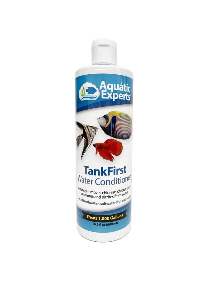 Aquatic Experts TankFirst Complete Aquarium Water Conditioner - Fish Water Conditioner, Instantly Removes Chlorine, Chloramines, and detoxifies Ammonia from Fish Tank (TankFirst Regular, 500 ml) - Image 1