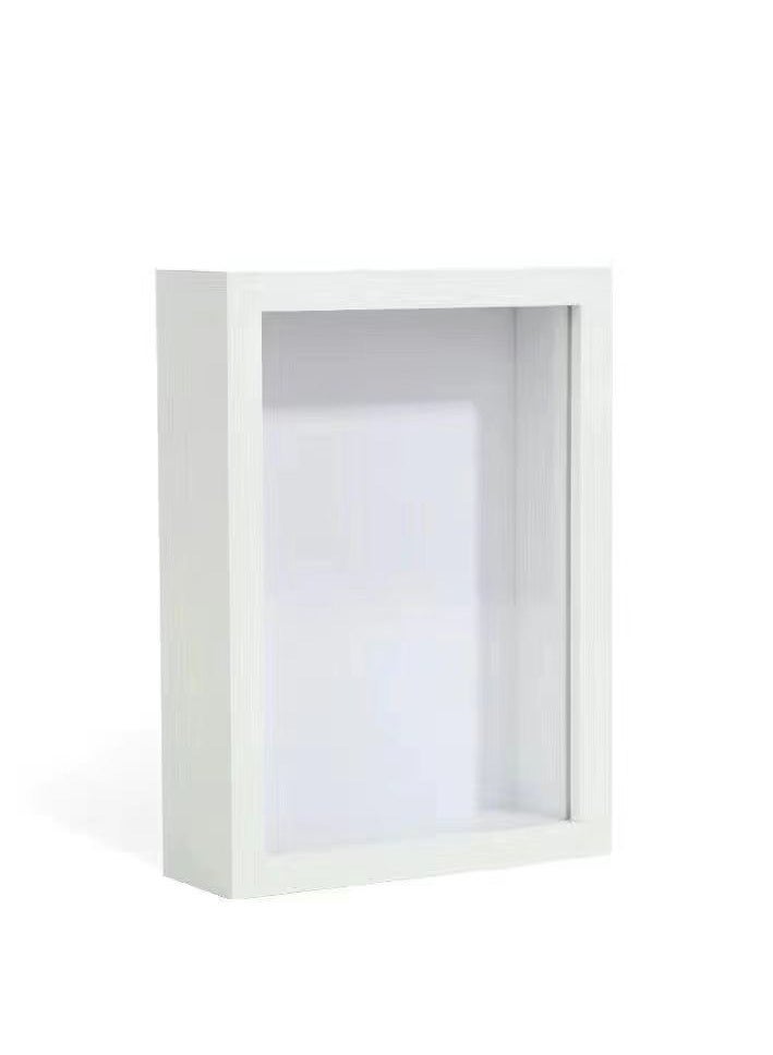 Picture Frame for Filling, Deep Picture Frame for Filling, 21.8 x 26.8 cm, Deep Frame for Wall and Desktop, 3D Object Frame, Deep 3 cm, Suitable for Three-Dimensional Wall Decoration, Wood - Image 3