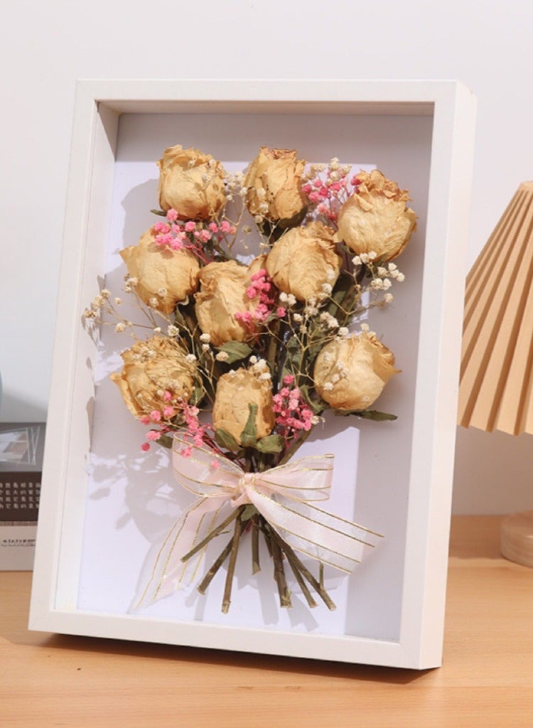 Picture Frame for Filling, Deep Picture Frame for Filling, 21.8 x 26.8 cm, Deep Frame for Wall and Desktop, 3D Object Frame, Deep 3 cm, Suitable for Three-Dimensional Wall Decoration, Wood - Image 4