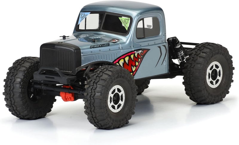 Pro-Line Racing Comp Wagon Cab-Only Clear Body for 12.3" Wheelbase Crawlers - Image 3