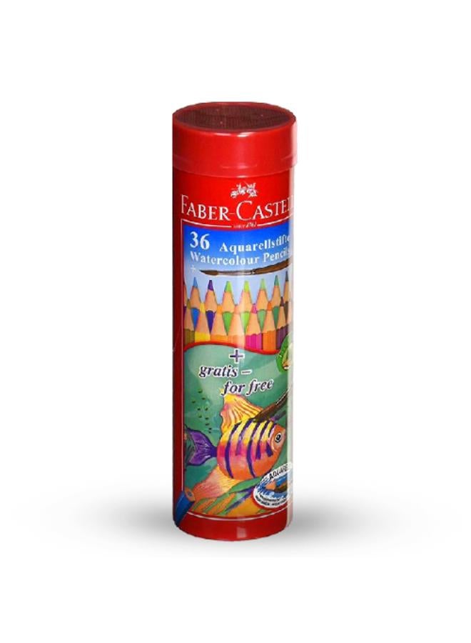 FABER-CASTELL FC Water Color 36 Round Tin Case
