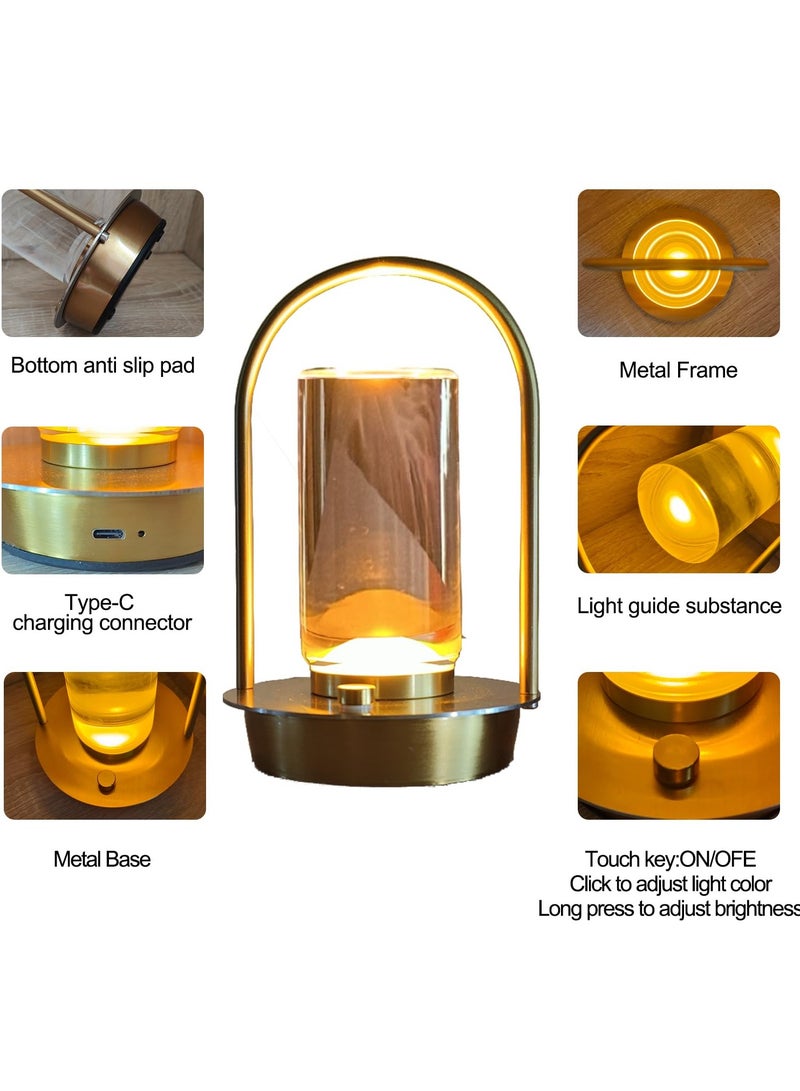 Bukela Modern Acrylic LED Table Lamp with Arched Metal Frame-Knob Control,Adjustable Brightness,Tri-Color Light Options, Energy-Efficient,Ideal for Bedroom,Living Room,Office.(Silver) - Image 3