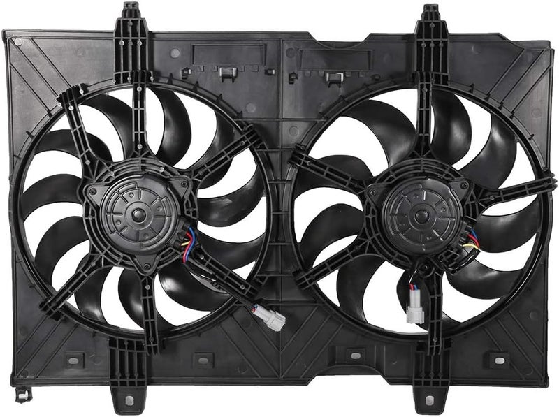 SCITOO 621-161 Electric Radiator Condenser Engine Dual Cooling Fan for Nissan Rogue 2008-2015 - Image 2