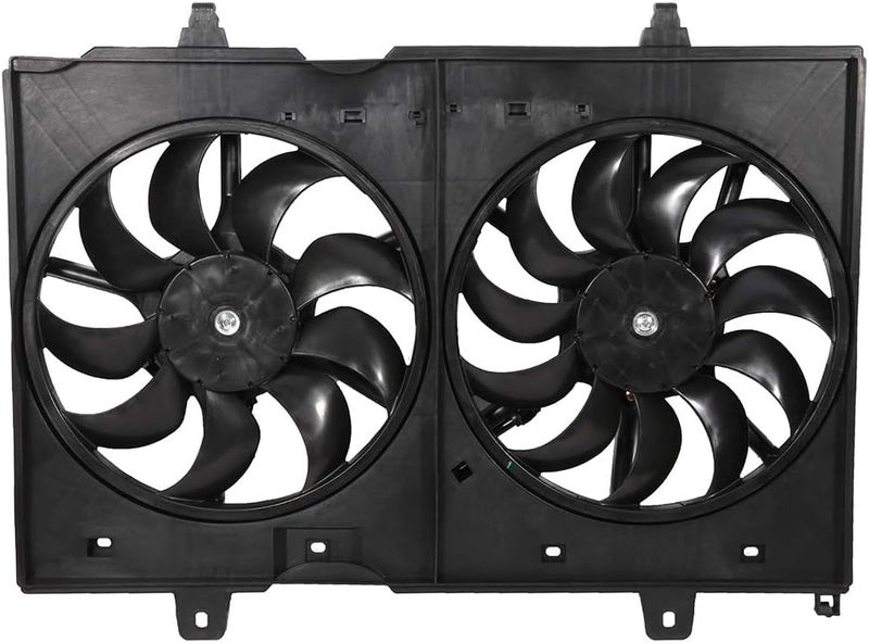SCITOO 621-161 Electric Radiator Condenser Engine Dual Cooling Fan for Nissan Rogue 2008-2015 - Image 1