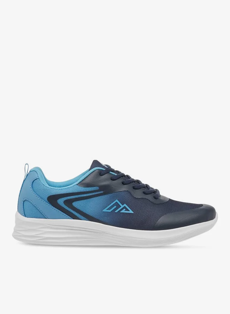 Men by Shoexpress Logo Detail Lace-Up Sports Shoes