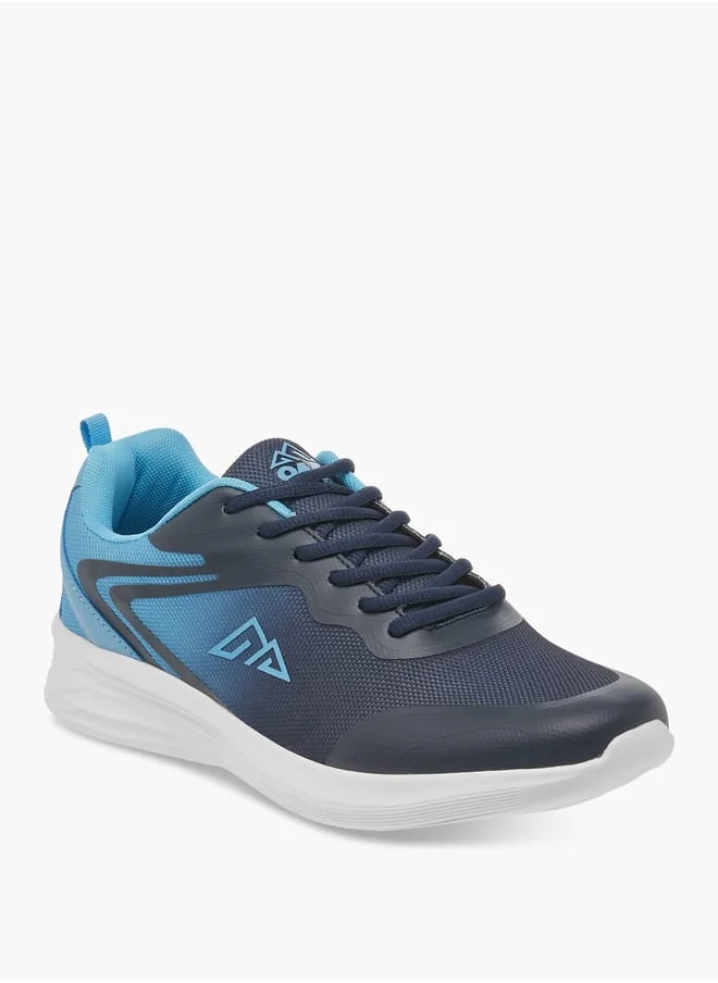 Oaklan by Shoexpress Men by Shoexpress Logo Detail Lace-Up Sports Shoes