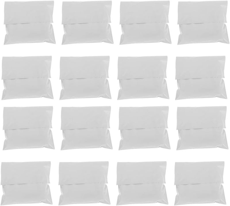 MAGICLULU 100pcs White Waterproof Mailing Pouches 25x30cm Plastic Shipping Bags with Self-seal Adhesive for Courier Packaging and Business Mailers - Image 1