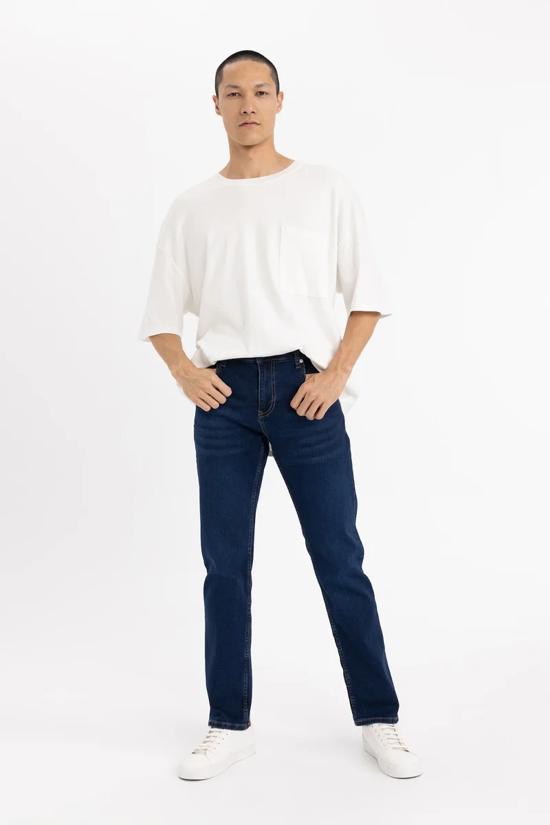 Defacto Sergio Regular Fit Normal Waist Straight Leg Jeans
