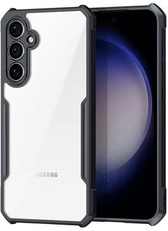 Case Up Case For Samsung Galaxy S25 Crystal Clear Tactical Back Cover Case With 360 Degree Protection, Shockproof Bumper Protective Phone Cover, Anti-Scratch Hard PC Back (Clear)  - Image 1