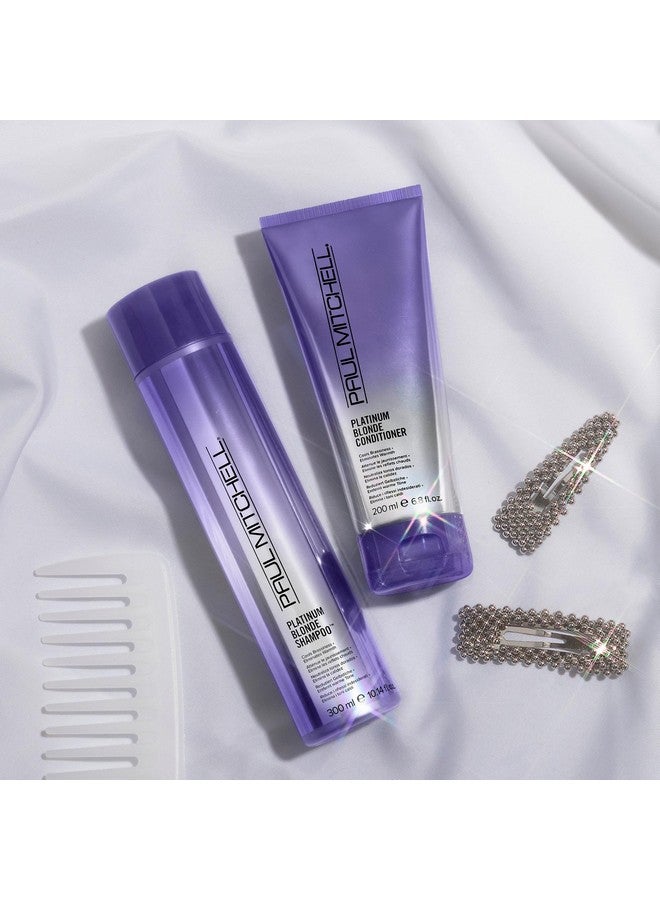 بول ميشيل شامبو بول ميتشل بلاتينيوم أشقر أرجواني، يبرد اللون النحاسي، ويزيل الدفء، للشعر المصبوغ + ألوان الشعر الفاتحة بشكل طبيعي، 10.14 أونصة سائلة. - Image 5