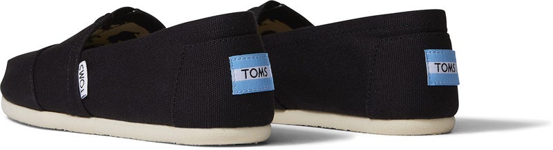 Toms Canvas Alpargata Flat (Womens)-Black-6 M US - Image 2