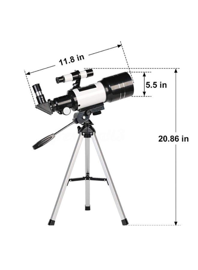 Portable 70mm Aperture Refracting Telescope – Fully Multi-Coated Optics with Tripod, Phone Adapter, and Carrying Case for Beginners  - Image 4