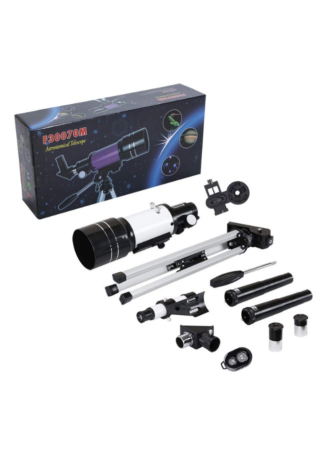 Portable 70mm Aperture Refracting Telescope – Fully Multi-Coated Optics with Tripod, Phone Adapter, and Carrying Case for Beginners  - Image 3