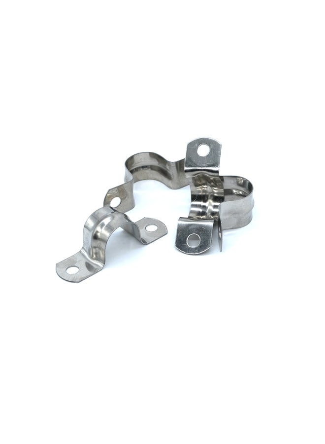 Source Manufacturer 304 Stainless Steel Riding Card U-Shaped Pipe Card Ohm Card Stainless Steel Saddle Card-Specification Model:1.0 Thick Saddle Card 40 (whole Piece)