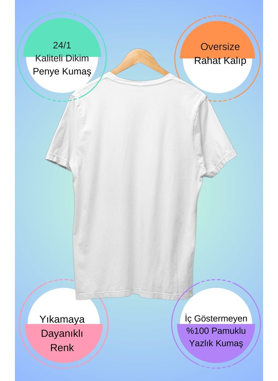 Fuddy Moda - Fuddy Fashion Unisex Laufey Printed T-Shirt, Oversize Falling Behind Chords Printed T-Shirt - Image 1