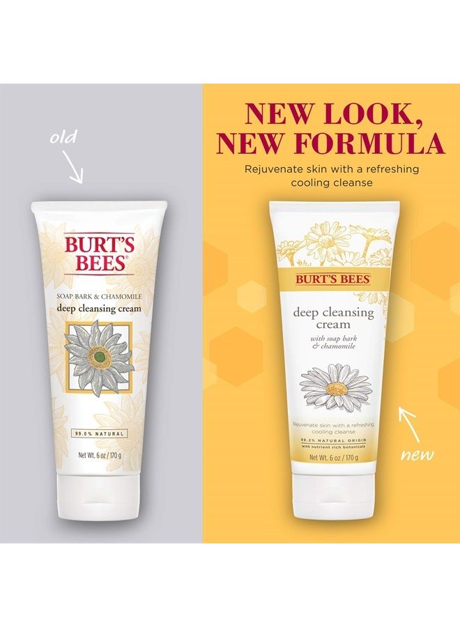 Burt's Bees Soap Bark and Chamomile Deep Cleansing Cream, 6 Ounces - Image 2