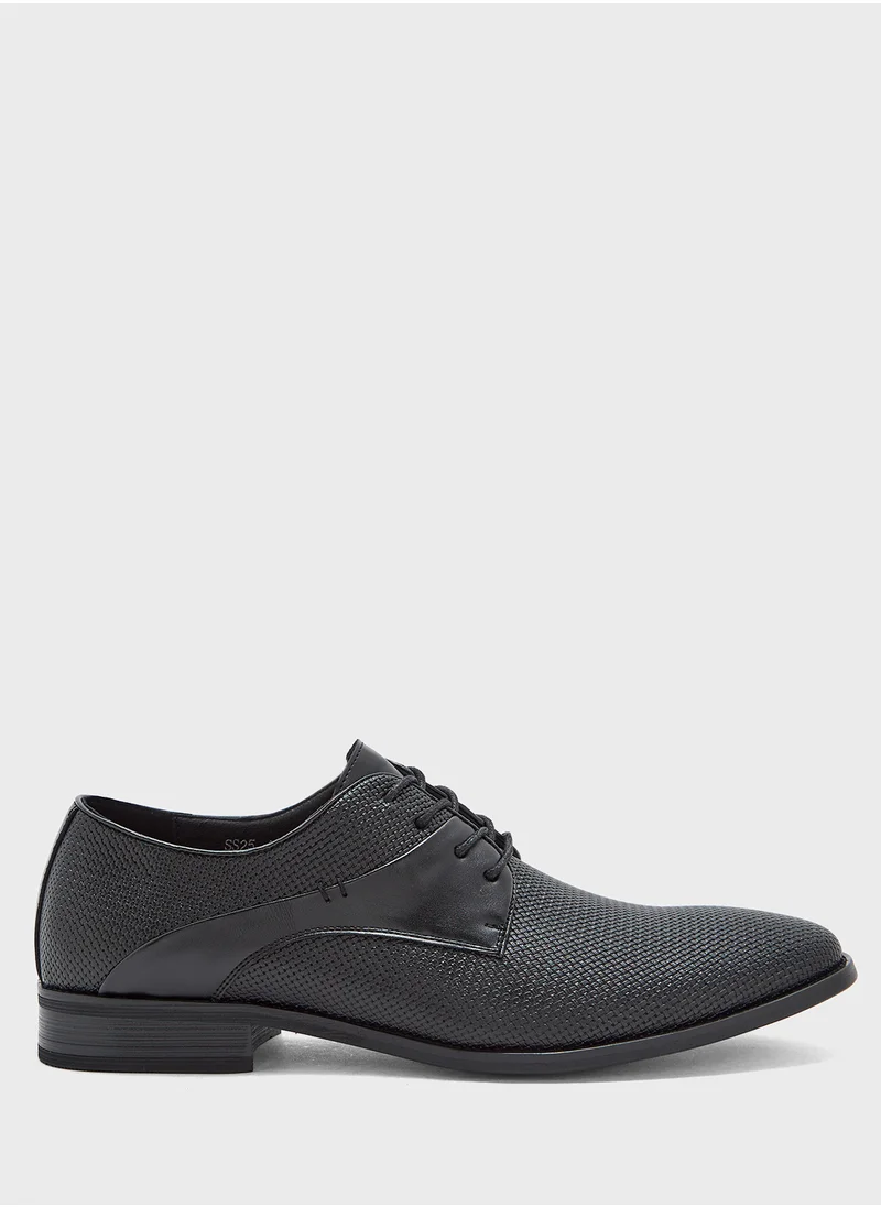 Robert Wood Textured Formal Lace Up